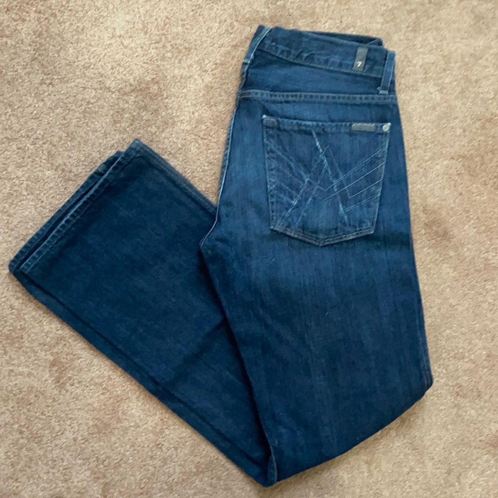 7 for all mankind “a” pocket bootcut jean